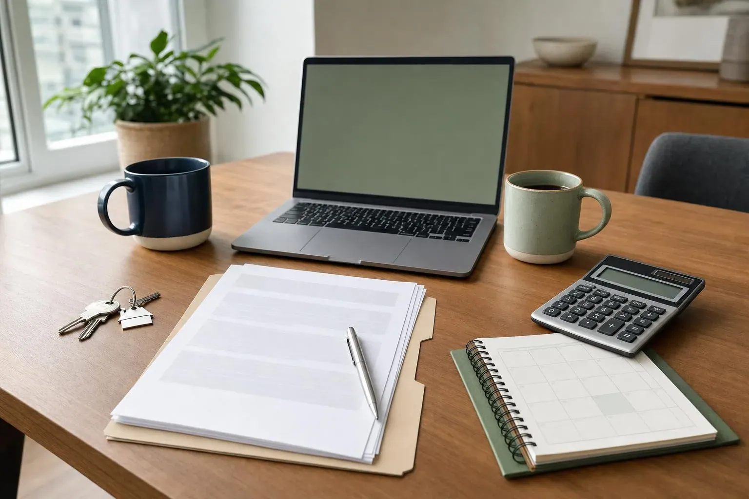 Cohabitation agreement cost planning at a kitchen table