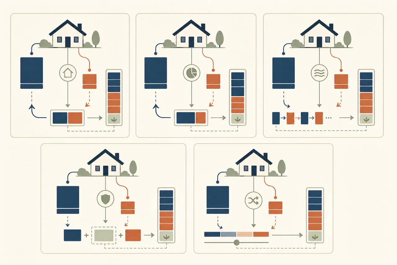 Five visual models for dividing home equity after partners make unequal down payments