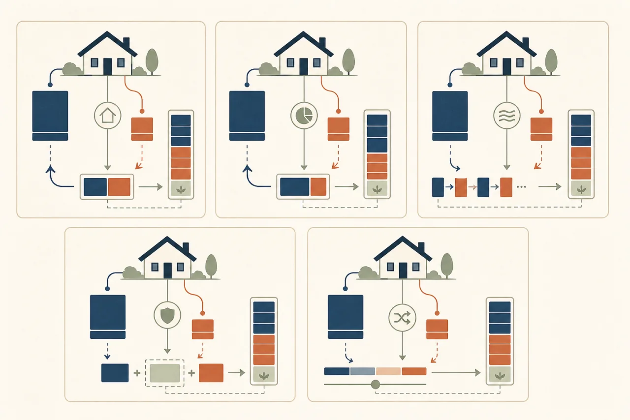 Five visual models for dividing home equity after partners make unequal down payments